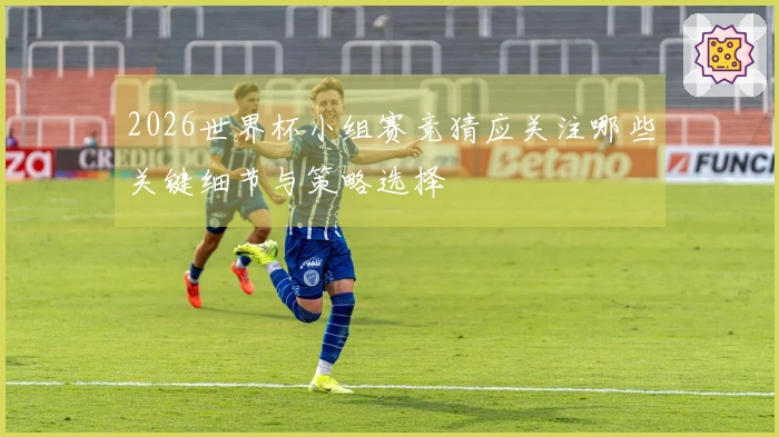 2026世界杯小组赛竞猜应关注哪些关键细节与策略选择